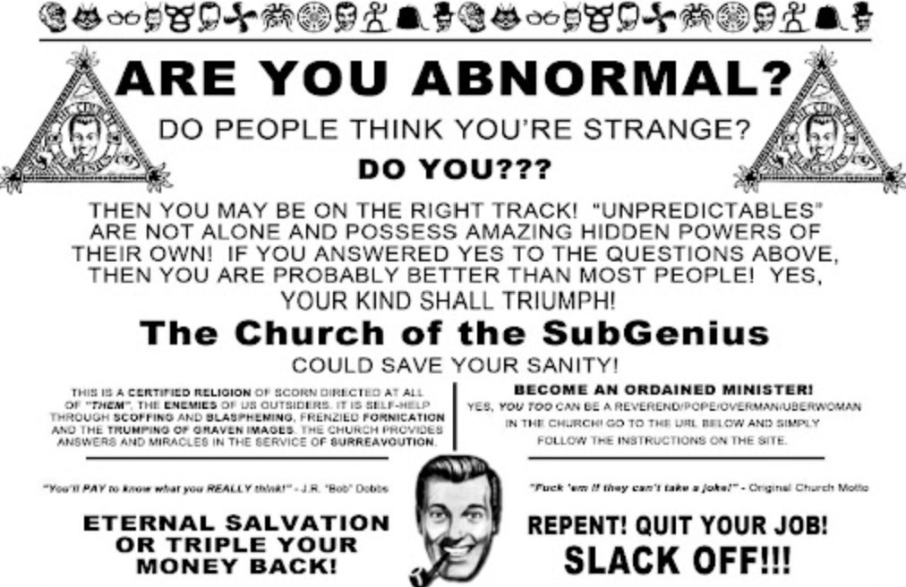 Church of the SubGenius (c.&nbsp;1979)